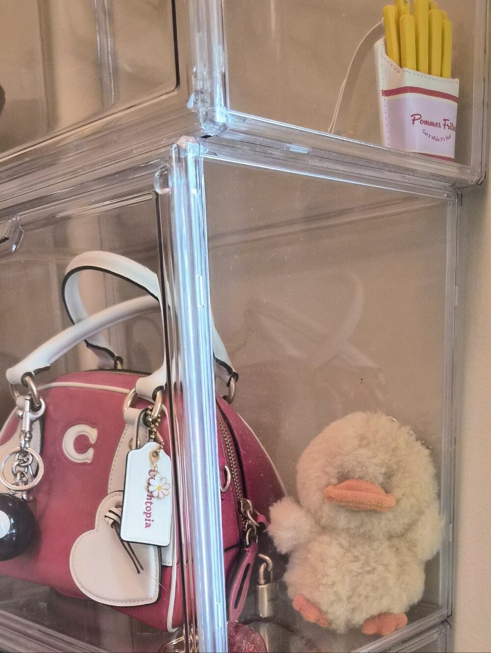 Coach Ducky Bag Charm In Shearling - CER40 - Picture 7 of 9
